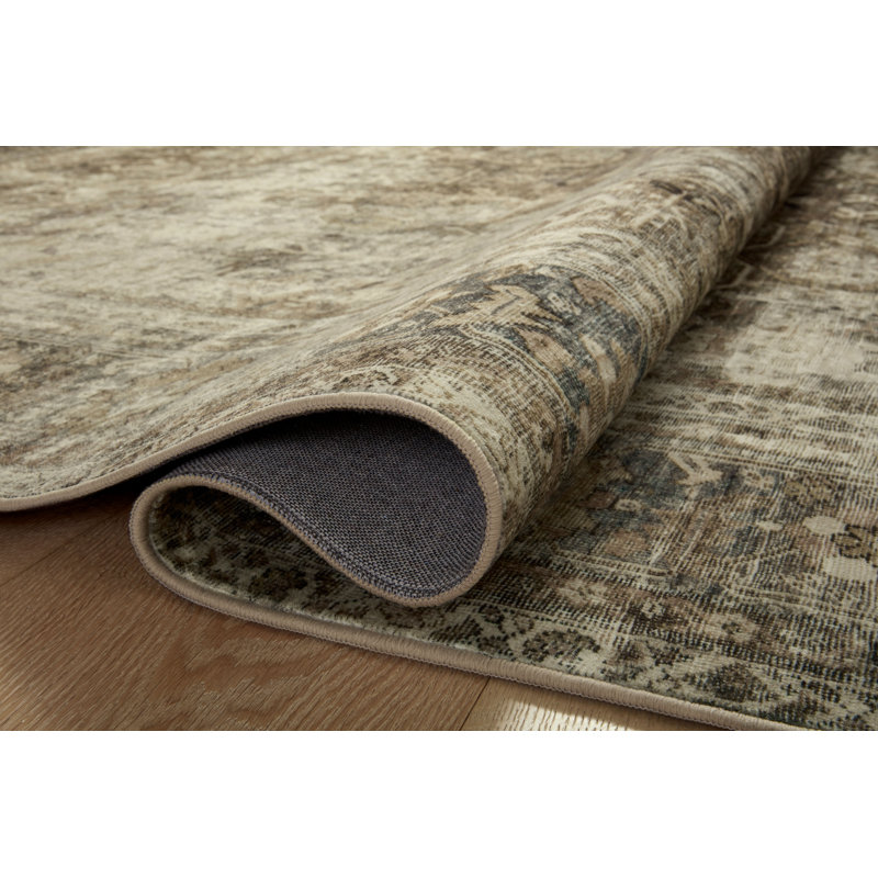 Magnolia Home By Joanna Gaines X Loloi Sinclair Machine Washable Pebble